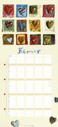 Familienplaner Heart of Gold - Kalender 2018 - Illustrationen 2