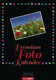 Premium Fotokalender - Herz Schwarz 2018