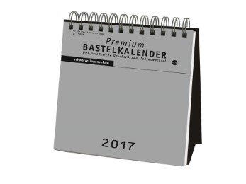 Bastel-Tischaufsteller klein schwarz 2017