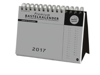 Bastel-Tischaufsteller groß schwarz 2017