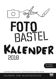 Foto-Bastel-Kalender A4 weiß 2018