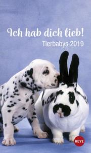 Mini Tierbabys Ich hab dich lieb! - Kalender 2019 - Cover