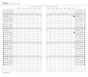 Monats-Taschenkalender, blau - Kalender 2019 - Abbildung 4