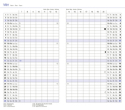 Monats-Taschenkalender, blau - Kalender 2019 - Abbildung 5