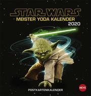 STAR WARS Meister Yoda Kalender - Postkartenkalender 2020