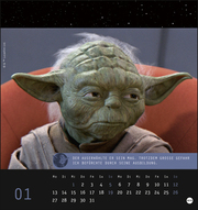 STAR WARS Meister Yoda Kalender - Postkartenkalender 2020 - Abbildung 1