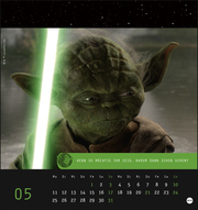 STAR WARS Meister Yoda Kalender - Postkartenkalender 2020 - Abbildung 5