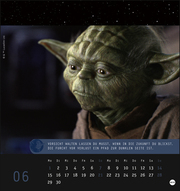 STAR WARS Meister Yoda Kalender - Postkartenkalender 2020 - Abbildung 6
