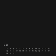 Bastelkalender immerwährend schwarz klein - Abbildung 5