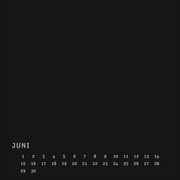 Bastelkalender immerwährend schwarz klein - Abbildung 6