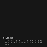 Bastelkalender immerwährend schwarz klein - Abbildung 11
