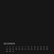 Bastelkalender immerwährend schwarz klein - Abbildung 12