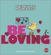 Peanuts 'Be Loving' Postkartenkalender 2022 - Cover