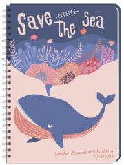 Ozean 'Save the Sea' - Schüler-/Studentenkalender A5 2022/2023