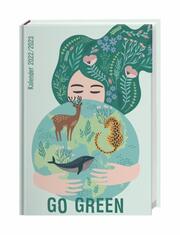 Go Green 17-Monats-Kalenderbuch A5 2022/2023