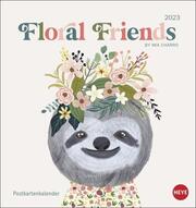 Floral Friends Postkartenkalender 2023