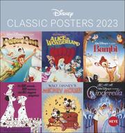 Disney Classic Filmplakate Postkartenkalender 2023 - Cover