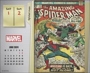 Marvel Comics Tagesabreißkalender 2024 - Abbildung 1