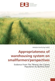 Appropriateness of warehousing system on smallfarmers'perspectives