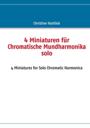 4 Miniaturen für Chromatische Mundharmonika solo - Cover