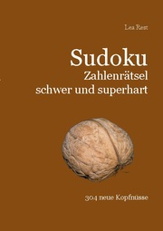 Sudoku Zahlenrätsel schwer und superhart - Cover