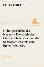 Kulturgeschichte der Neuzeit - 5.Buch - Cover