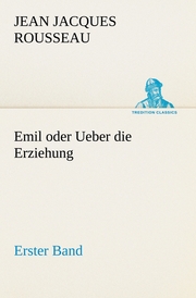 Emil oder Ueber die Erziehung 1 - Cover
