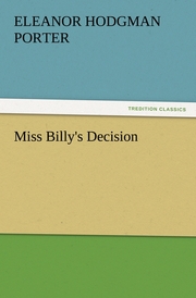 Miss Billy's Decision - Cover