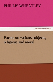 Poems on various subjects, religious and moral - Cover