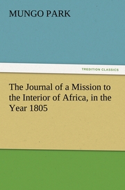 The Journal of a Mission to the Interior of Africa, in the Year 1805 - Cover