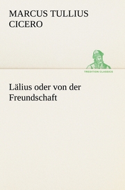 Lälius oder von der Freundschaft - Cover