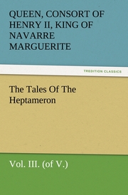 The Tales Of The Heptameron, Vol.III.(of V.) - Cover
