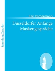 Düsseldorfer Anfänge Maskengespräche - Cover