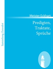 Predigten, Traktate, Sprüche - Cover