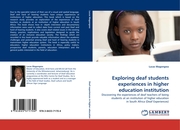Exploring deaf students experiences in higher education institution - Cover