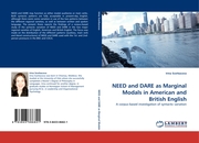 NEED and DARE as Marginal Modals in American and British English - Cover