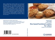 Rice based functional cookies for celiacs