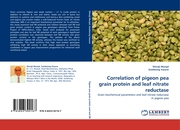 Correlation of pigeon pea grain protein and leaf nitrate reductase