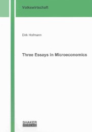 Three Essays in Microeconomics