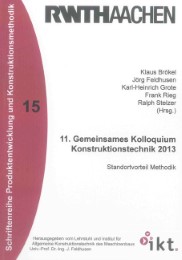 11.Gemeinsames Kolloquium Konstruktionstechnik 2013 - Cover