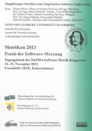 MetriKon 2013 - Praxis der Software-Messung