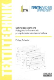 Schmelzgesponnene Polyglykolid-Fasern mit pH-optimiertem Abbauverhalten