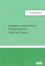 Boundary Constructions for CR Manifolds and Fefferman Spaces