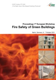 Proceedings of the 1st European Workshop Fire Safety of Green Buildings - Cover