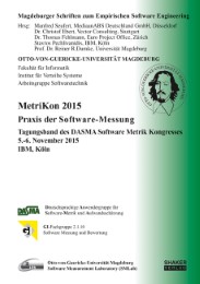 MetriKon 2015 - Praxis der Software-Messung