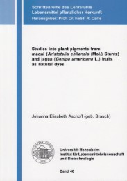 Studies into plant pigments from maqui (Aristotelia chilensis (Mol.) Stuntz) and jagua (Genipa americana L.) fruits as natural dyes