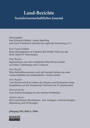 Land-Berichte. Sozialwissenschaftliches Journal - Cover