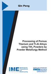 Processing of Porous Titanium and Ti-Al Alloys using TiH2 Powders by Powder Metallurgy Method