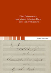 Eine Flötensonate von Johann Sebastian Bach - oder von wem sonst? - Cover
