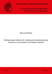 Multilayer graph networks for modeling and analyzing exercise scenarios in civil protection and disaster response - Cover